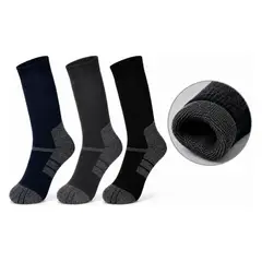 PESAIL - 3 Pares Calcetines Hombre Invierno Interior Afelpado Gruesos
