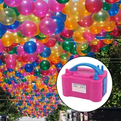 GENERICO - Bomba de aire electricas alta potecia doble boquilla para globos fiestas
