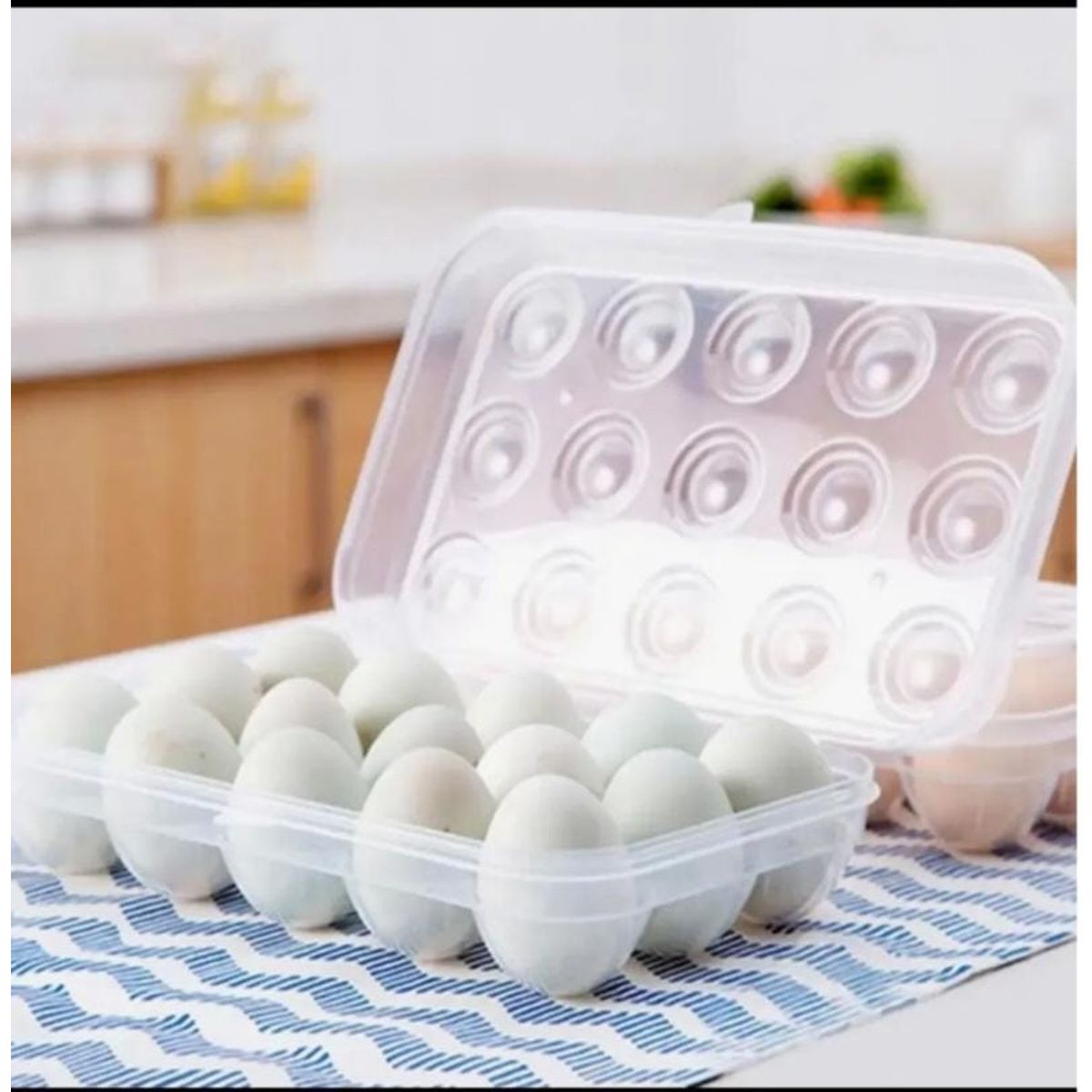 GENERICO - Bandeja Contenedor 24 Huevos Porta Huevos Refrigerador