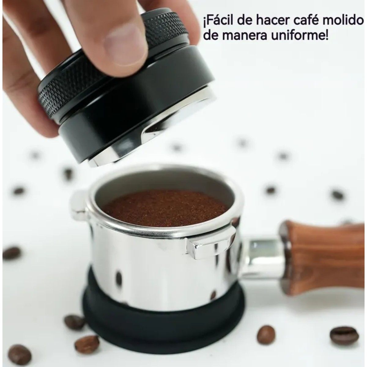 GENERICO - Tamper Y Distribuidor De Café Expreso De Acero Inoxidable BELUG