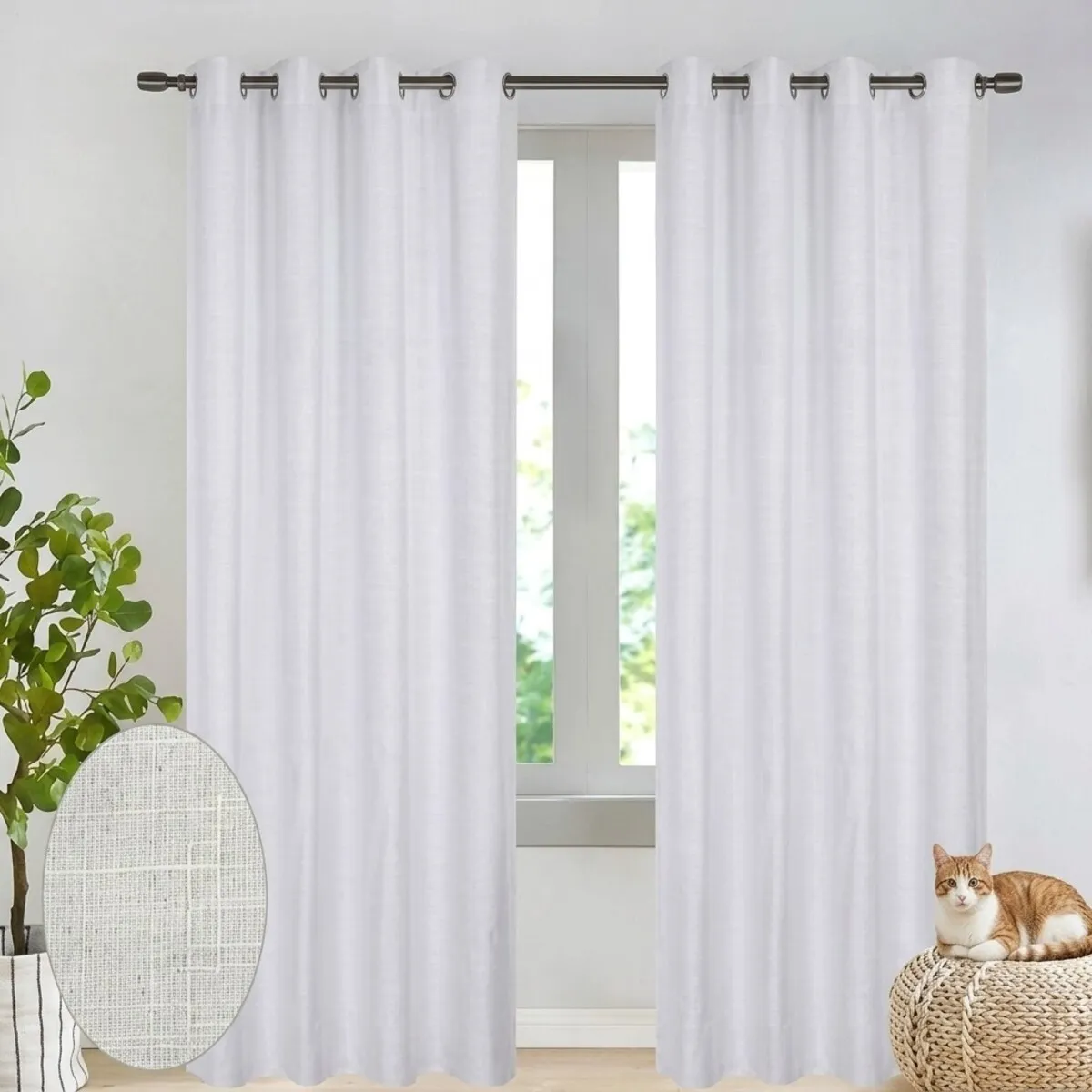 GENERICO - Set Cortinas Blackout 140x230cm 2 Paños 08