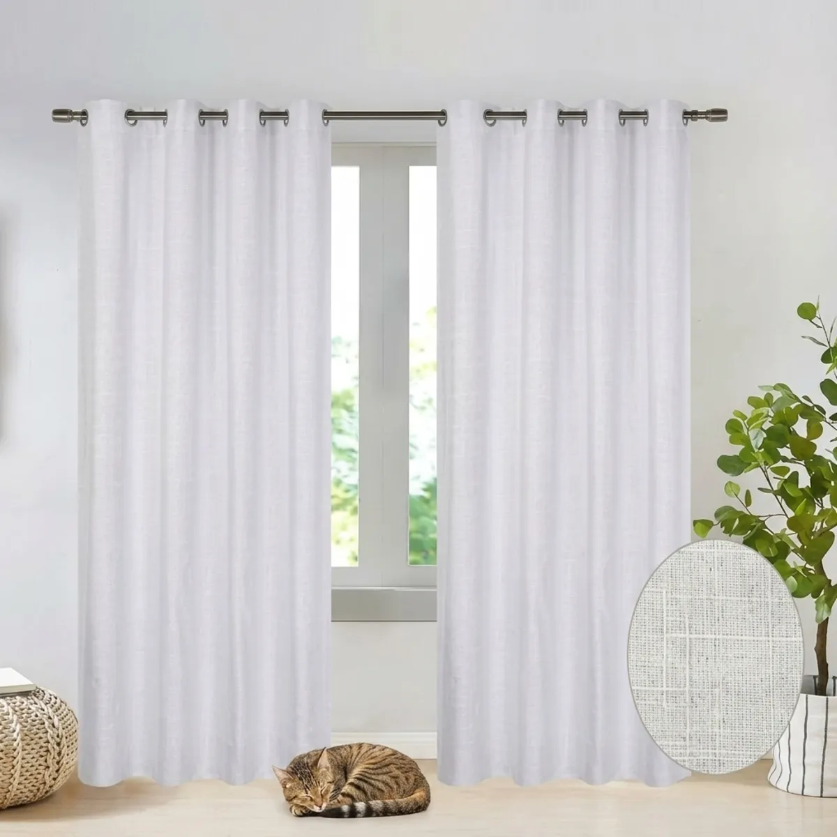 GENERICO - Set Cortinas Blackout 140x230cm 2 Paños 08