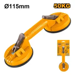 INGCO - Sopapa Ventosa Doble Vidrio Abs De 50 Kg / 115mm