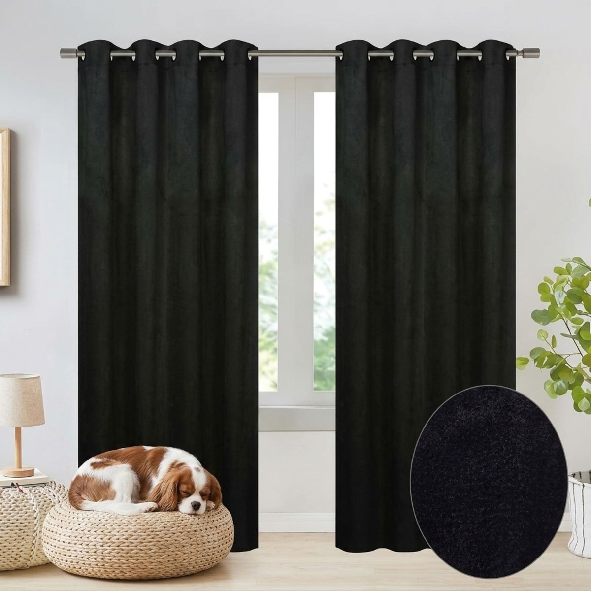 GENERICO - Set Cortinas Blackout 140x230cm 2 Paños 04
