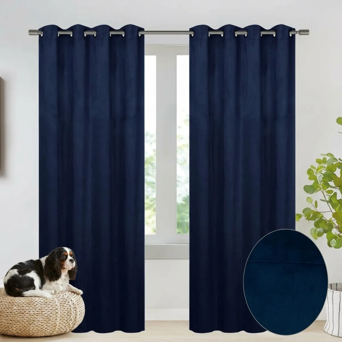 GENERICO - Set Cortinas Blackout 140x230cm 2 Paños 06