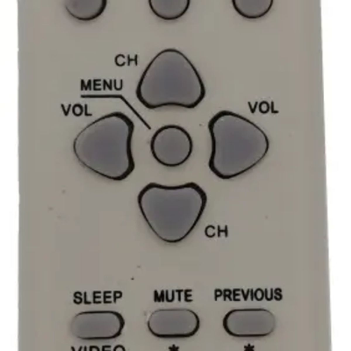 GENERICO - CONTROL REMOTO PARA TV ANTIGUA DAEWOO INCLUYE PILAS