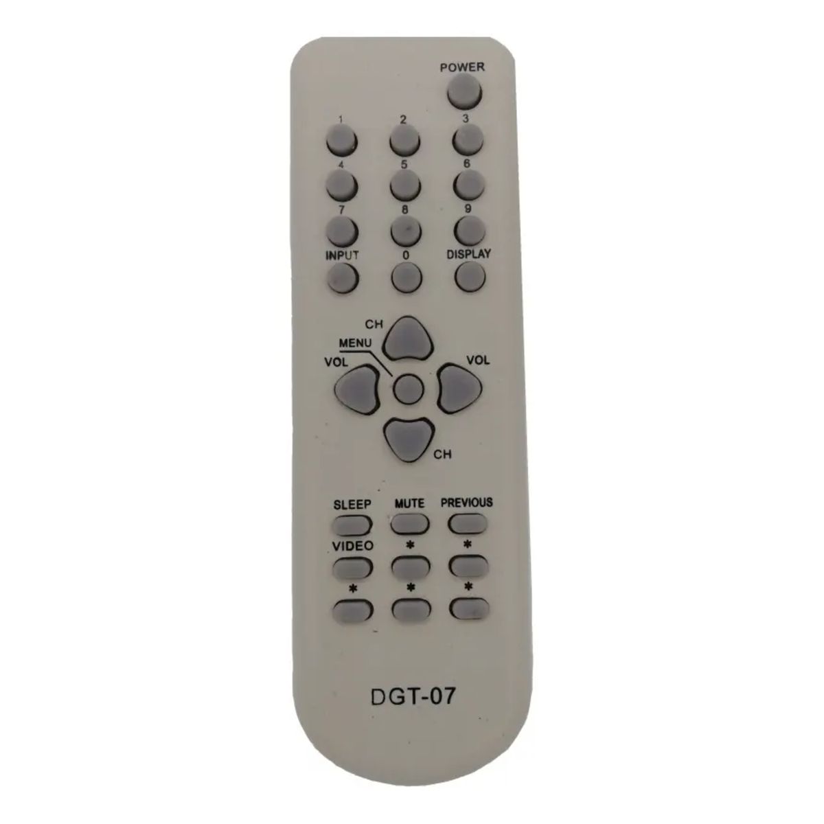 GENERICO - CONTROL REMOTO PARA TV ANTIGUA DAEWOO INCLUYE PILAS