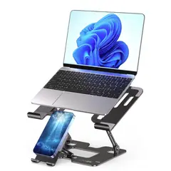 LINKON - Soporte Notebook Base Aluminio Ajustable hasta 17