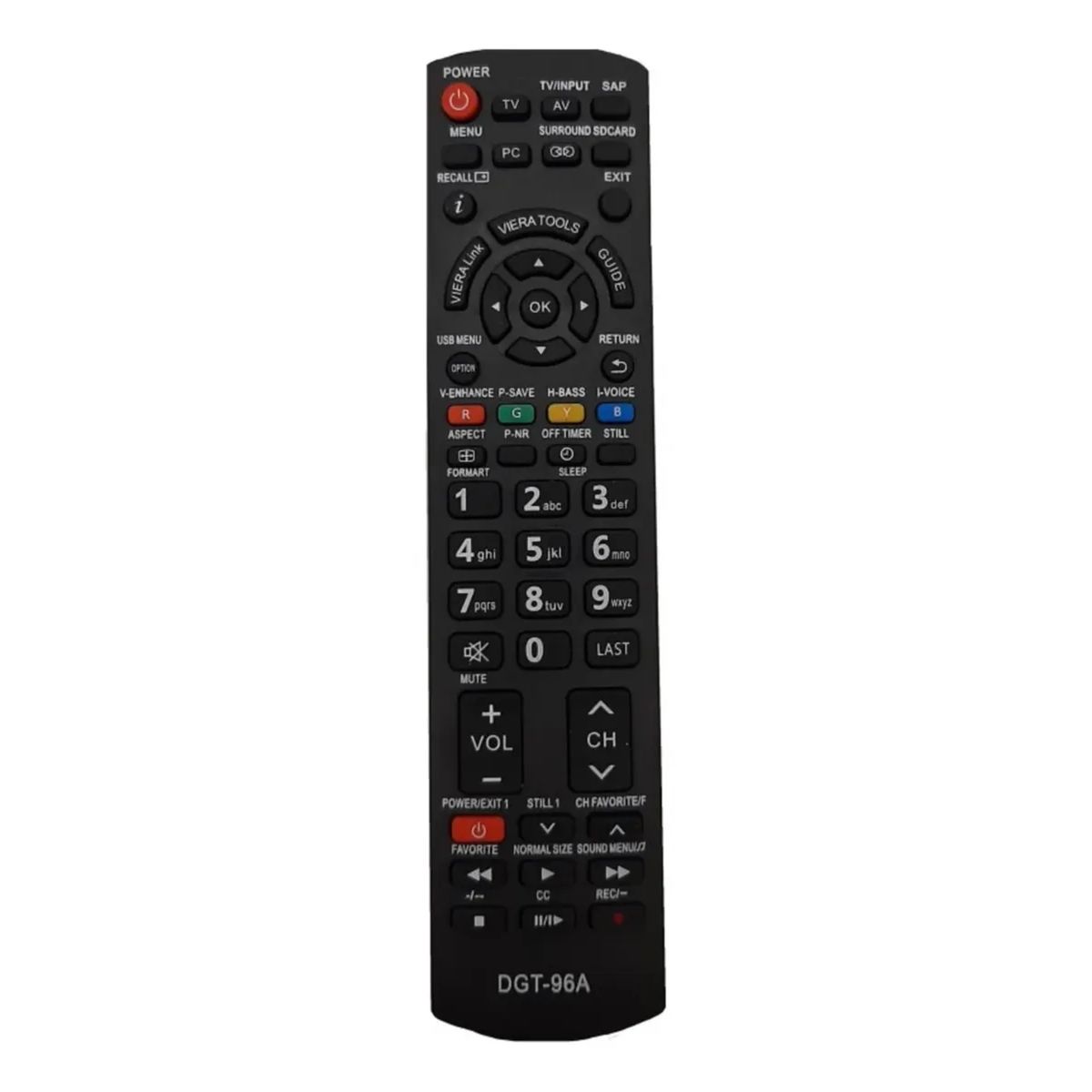 GENERICO - CONTROL REMOTO SMART TV PANASONIC + PILAS DGT-96A