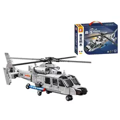 SLUBAN - Helicoptero Naval HH-65 Dauphin ACH, compatible Lego