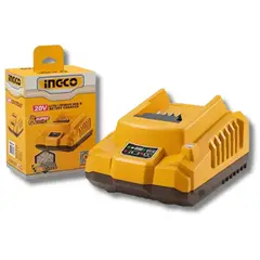 INGCO - Cargador De Batería Carga Rápida 20v