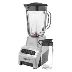 BLACK+DECKER - LICUADORA PULVERIX ACERO INOXIDABLE CON JARRO DE VIDRIO 1.5 LTS PLATA BLACK DECKER
