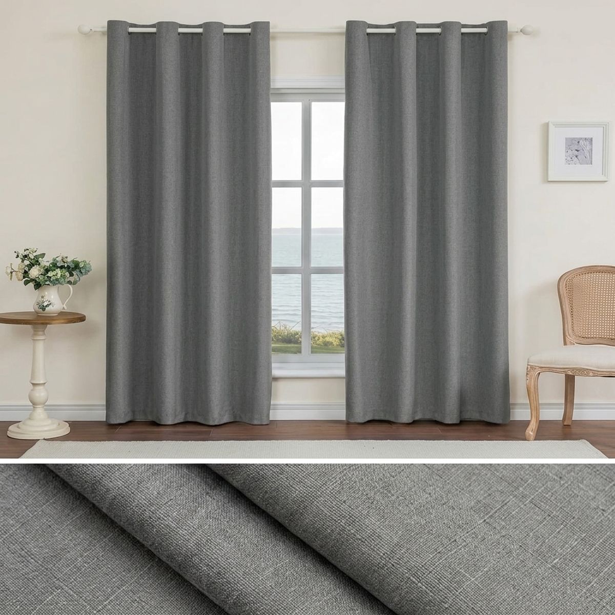 GENERICO - Set Cortinas Blackout 140x230cm 2 Paños 23