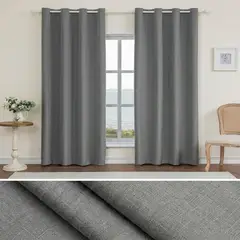 GENERICO - Set Cortinas Blackout 140x240cm 2 Paños 23