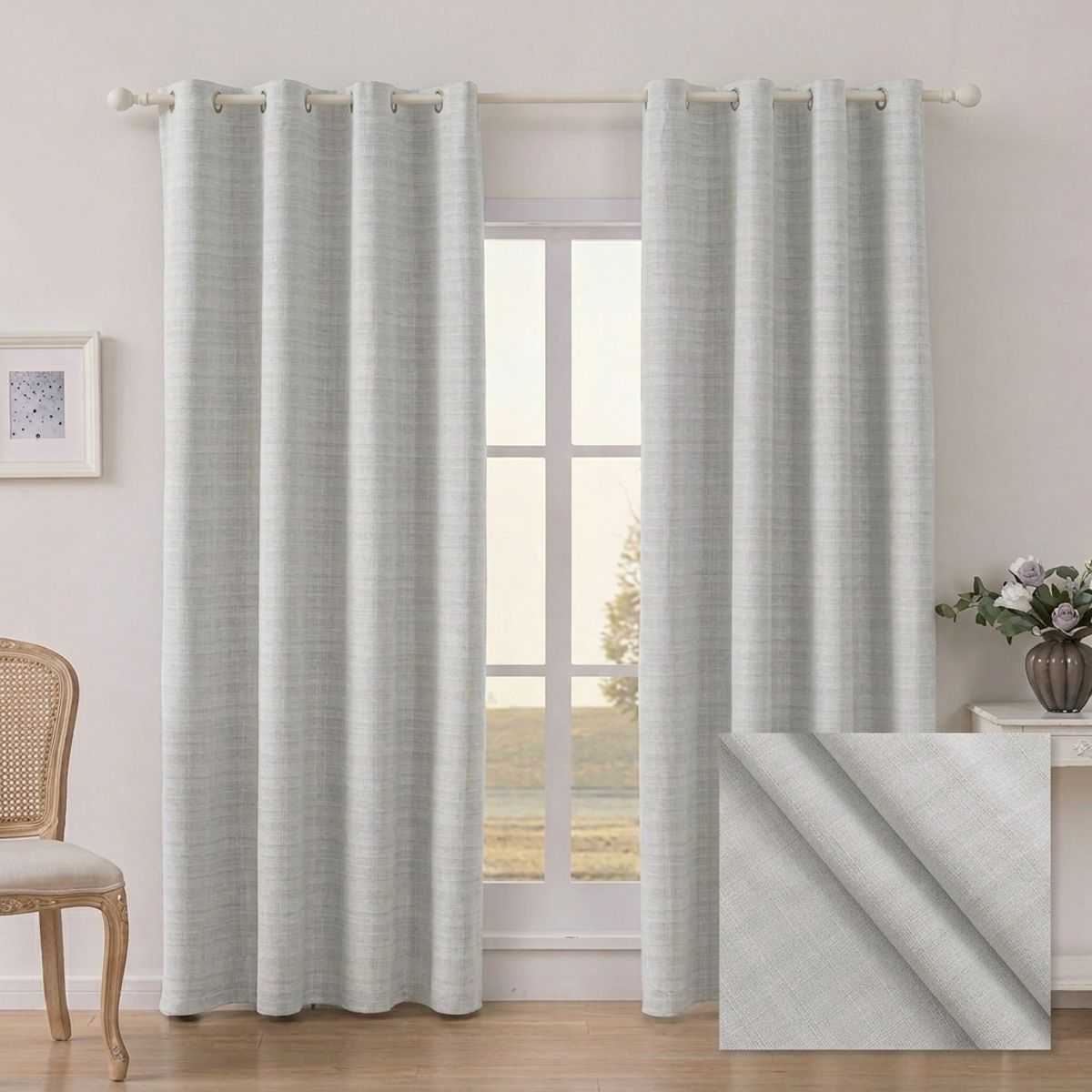 GENERICO - Set Cortinas Blackout 140x230cm 2 Paños 25