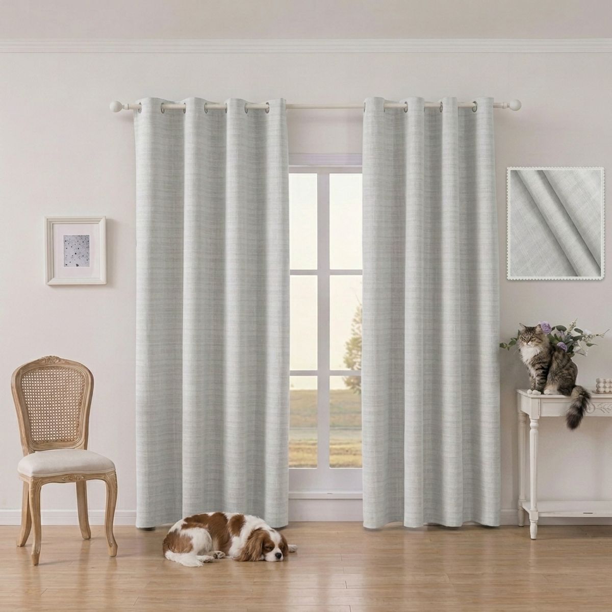 GENERICO - Set Cortinas Blackout 140x230cm 2 Paños 25