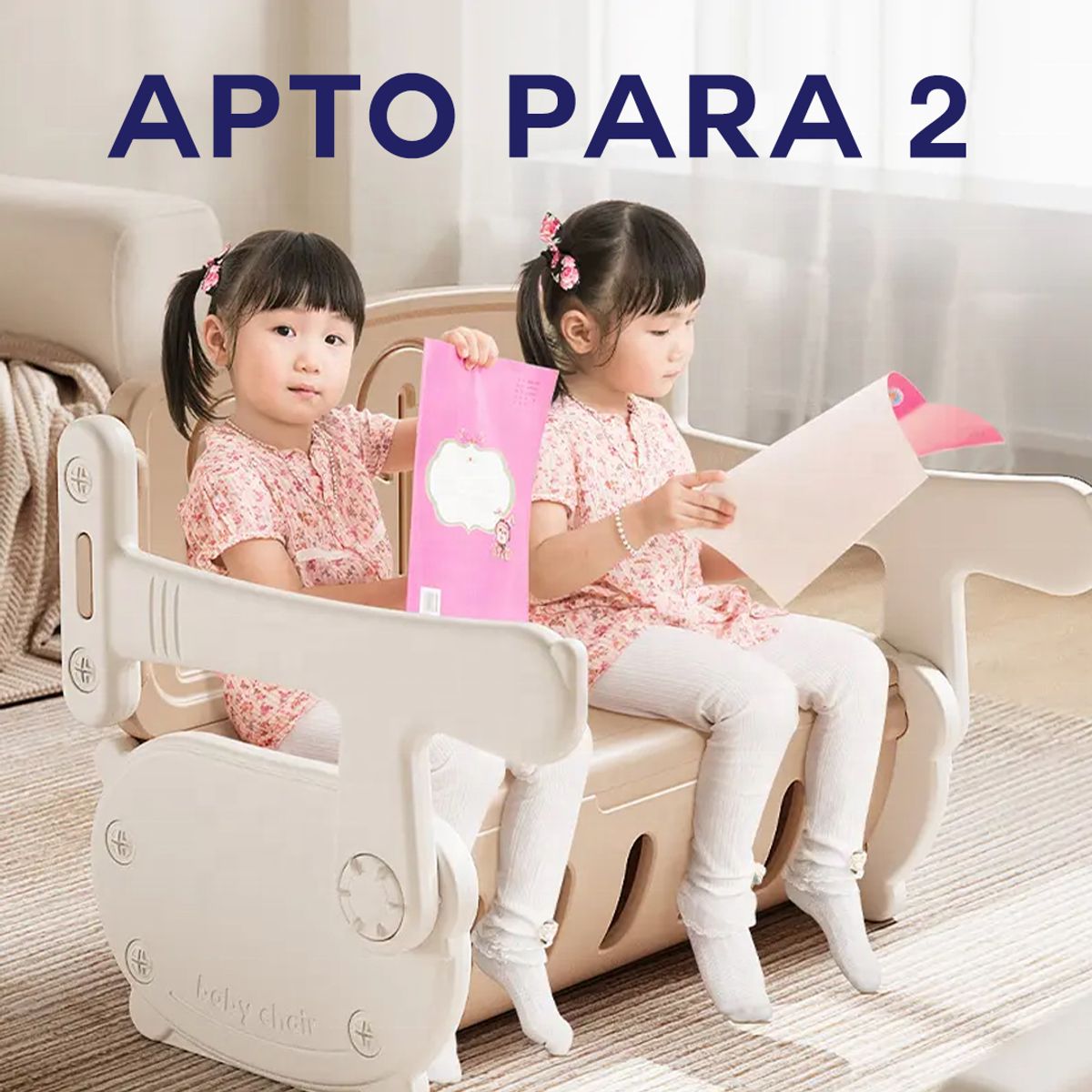 BABYMINE - Mesa Infantil Convertible 2 en 1 - BABYMINE
