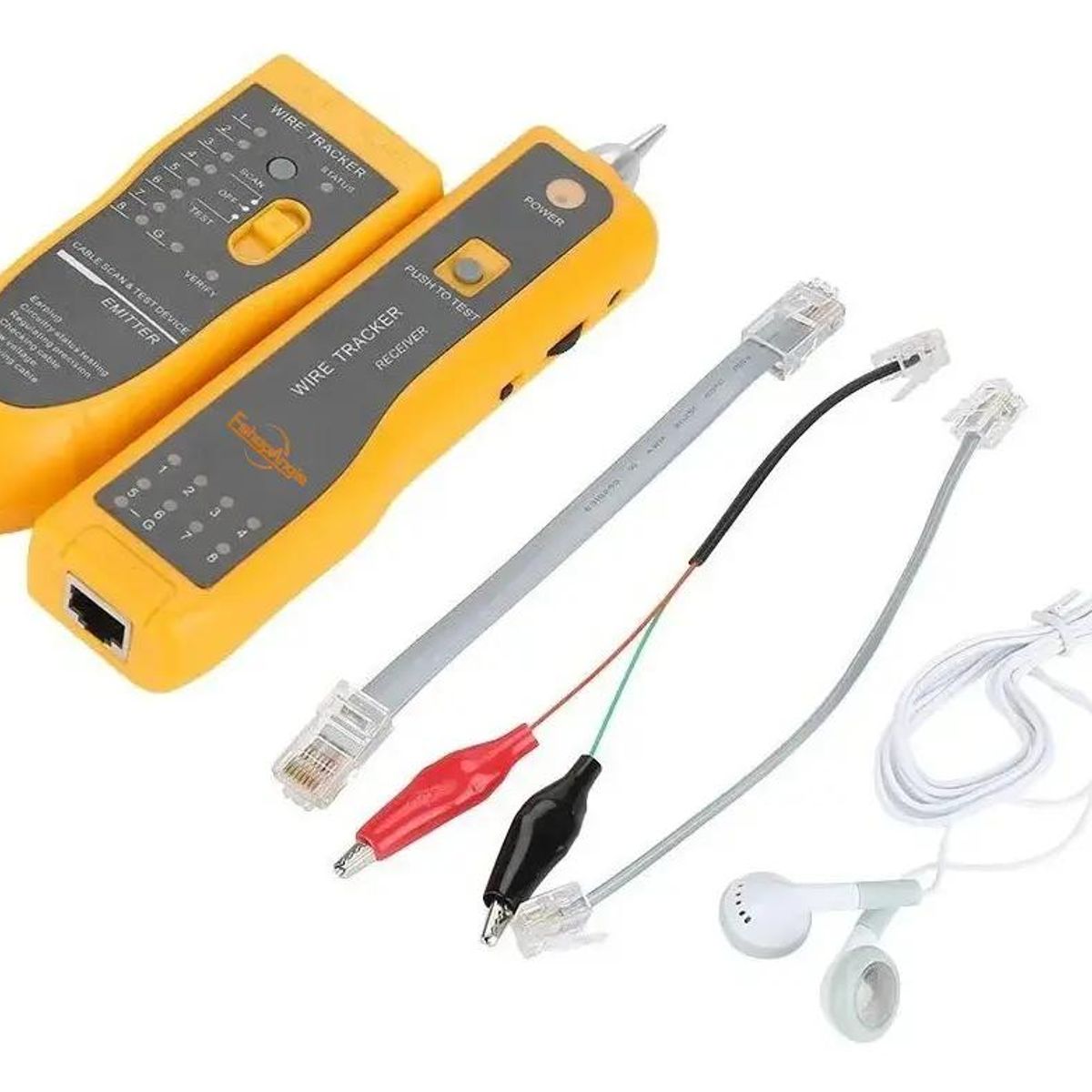 GENERICO - Tester de Cable LAN RJ45 y RJ11 para Redes Cat5