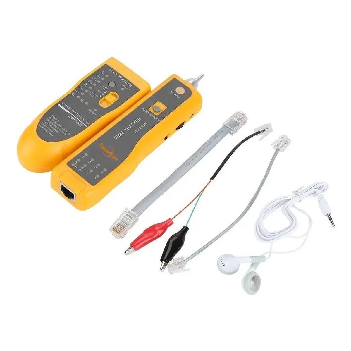 GENERICO - Tester de Cable LAN RJ45 y RJ11 para Redes Cat5