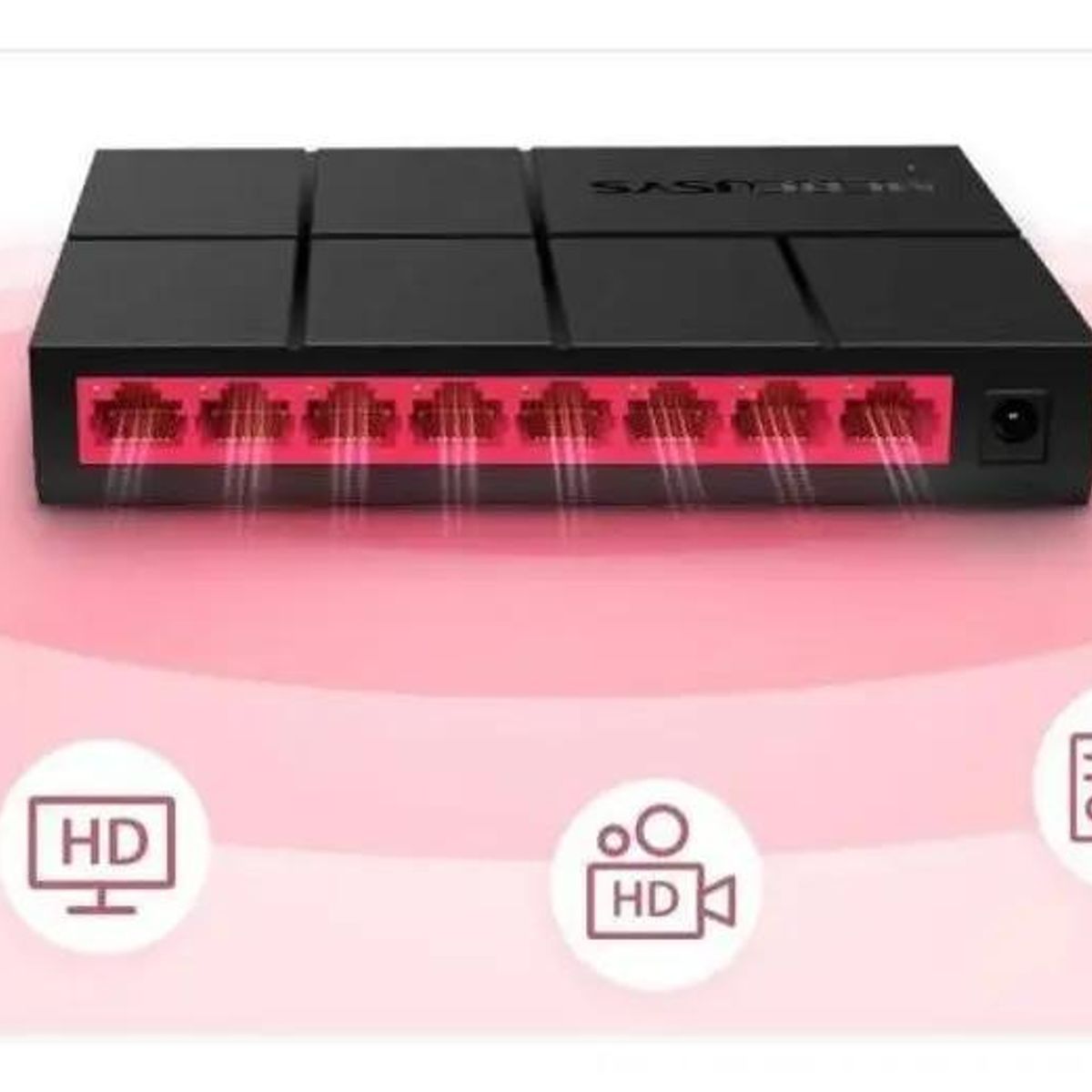 GENERICO - Switch de Red 8 Puertos RJ-45 Gigabit