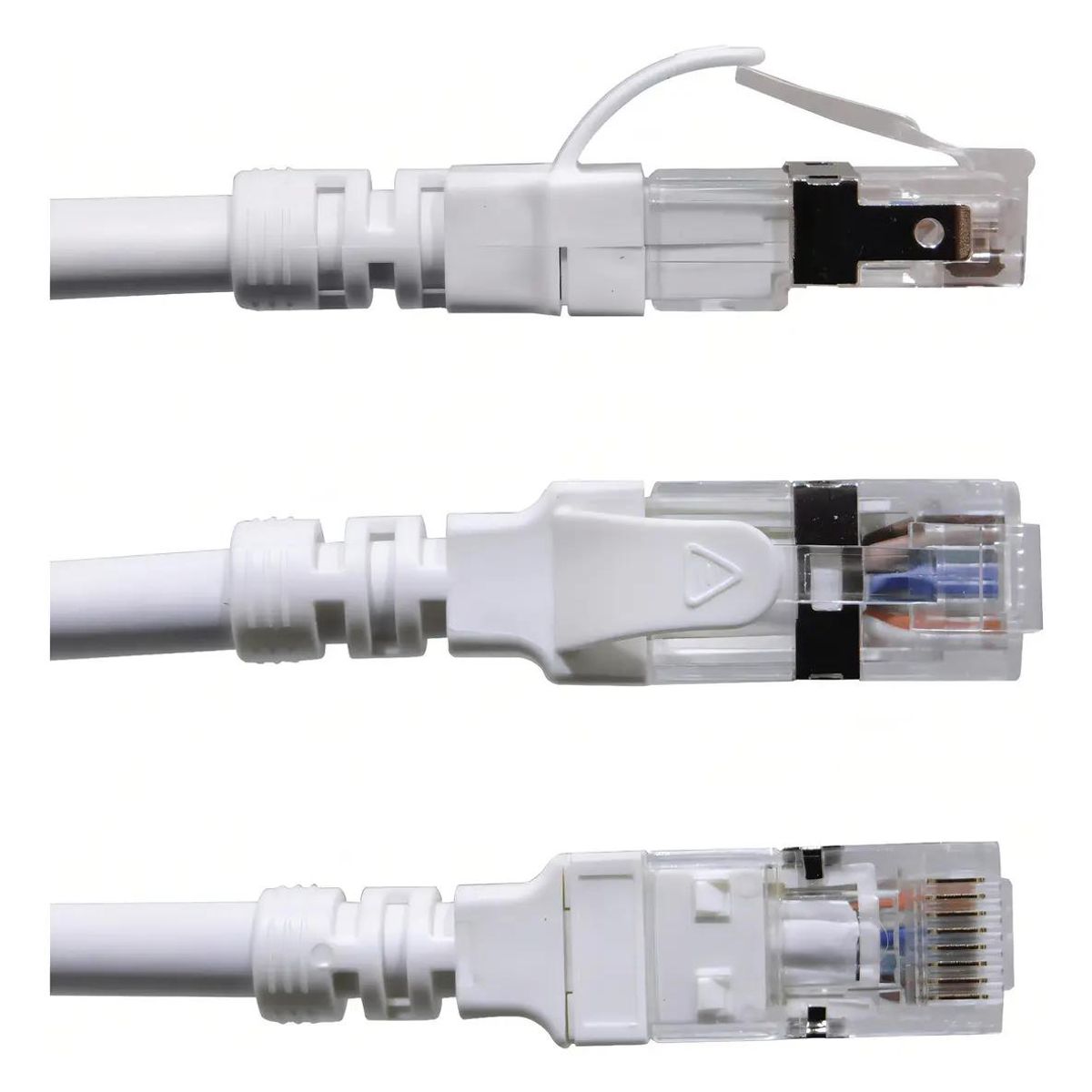 GENERICO - Cable de red Cat6a UFTP 15 metros blanco LSZH
