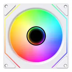 GENERICO - Ventilador ARGB Blanco 120mm para PC