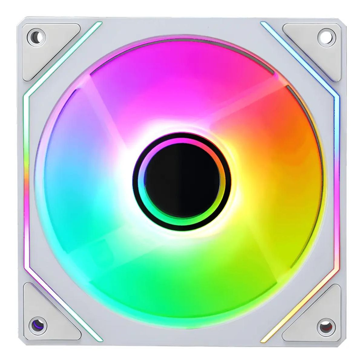 GENERICO - Cooler para gabinete 120mm ARGB blanco