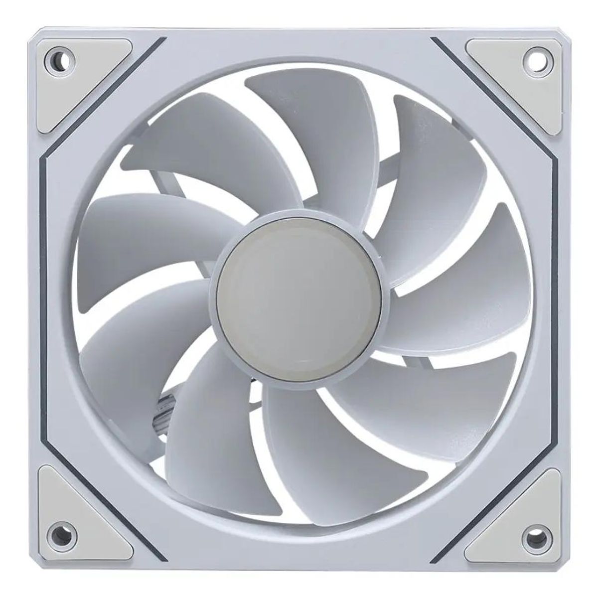 GENERICO - Cooler para gabinete 120mm ARGB blanco