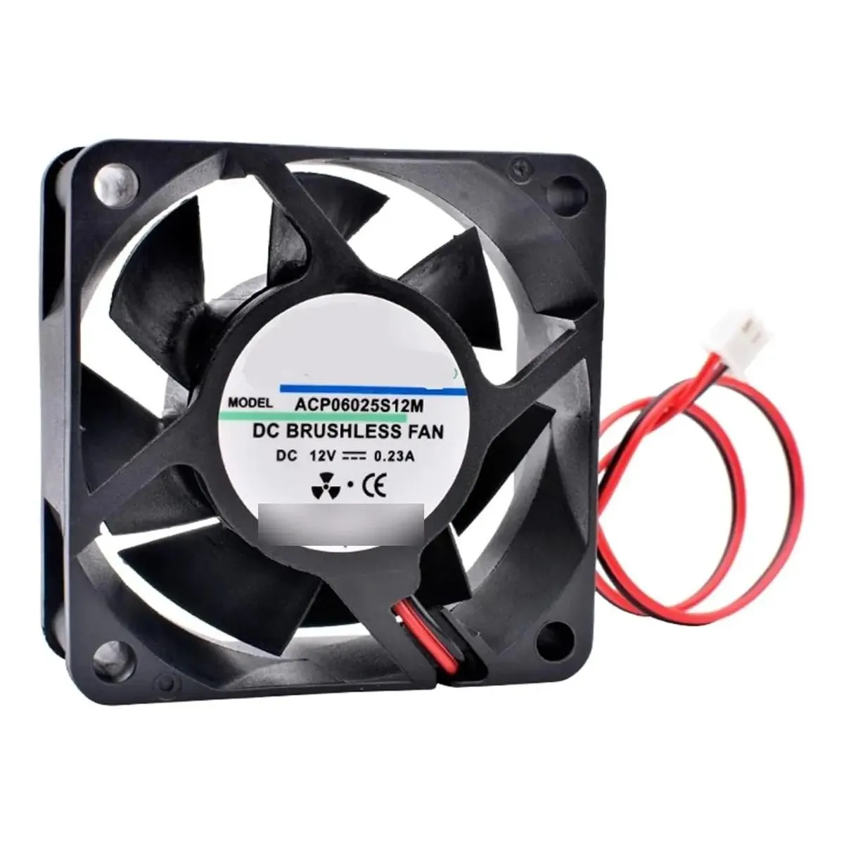 GENERICO - Ventilador Fan Cooler 12V 6cm 60x25mm