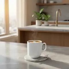 GENERICO - Set 6 tazas porcelana 350ml para café y té