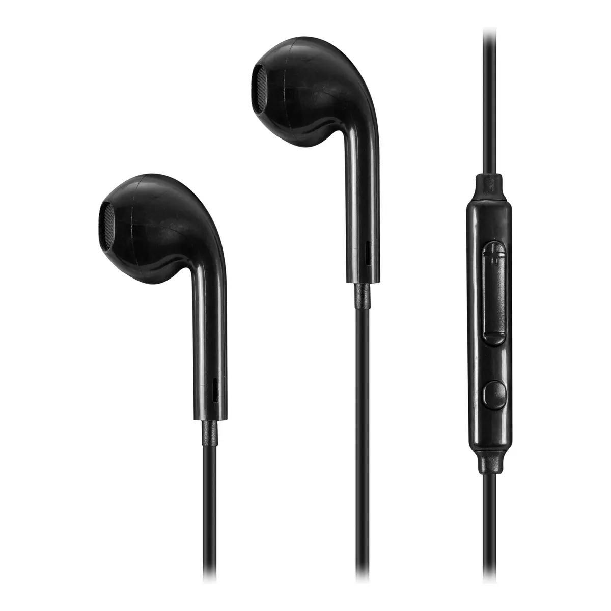 GENERICO - Audífonos alámbricos manos libres D40 3.5mm negro