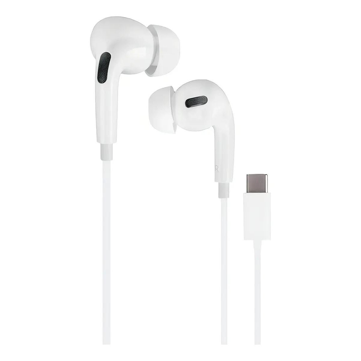 GENERICO - Audífonos In-ear USB-C Blanco con Micrófono