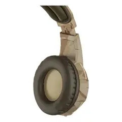 GENERICO - Auriculares gamer con micrófono y diseño camuflaje