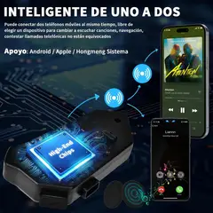GENERICO - Auriculares Bluetooth para Moto con Intercomunicador