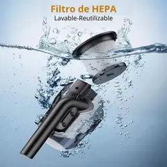 GENERICO - Aspiradora Inalámbrica 5 en 1 con Filtro HEPA