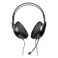 GENERICO - Auriculares con micrófono y cable de 1.2 m negro