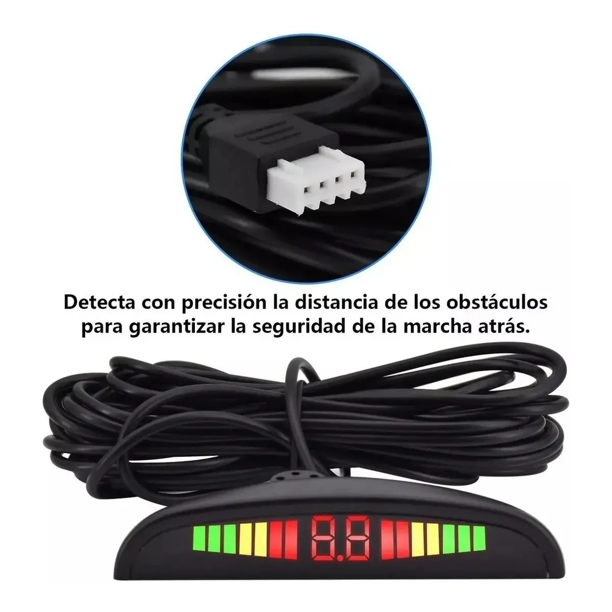 GENERICO - Sensor Retroceso Para Auto Display Kit Completo BELUG