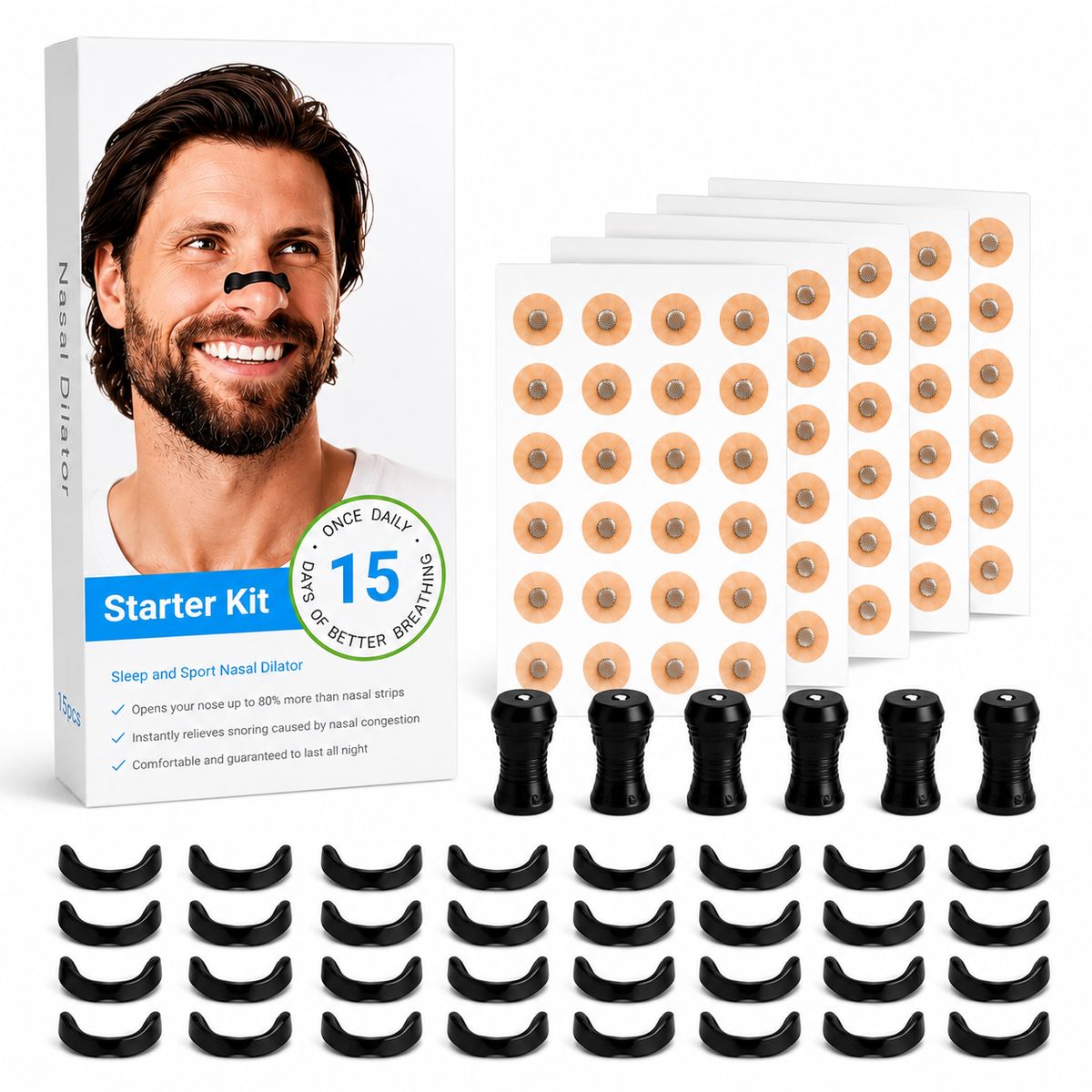 GENERICO - Dilatador Nasal Magnético Anti-Ronquidos NEOCLINIC