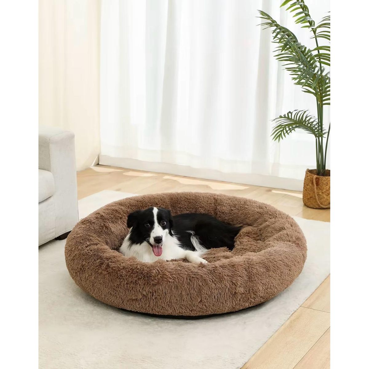GENERICO - Cama Antiestrés Grande Para Mascotas Talla L 70cm Perros