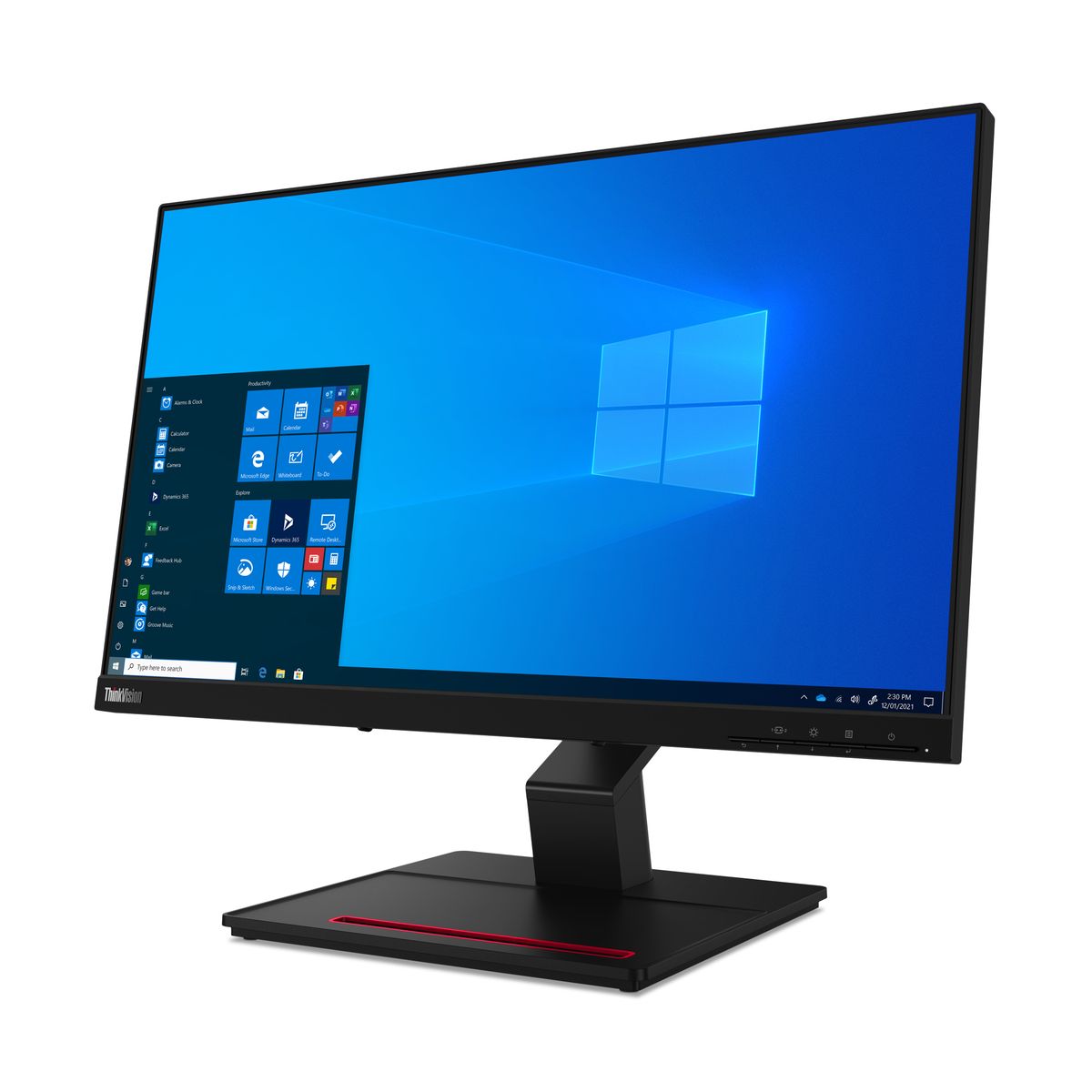 LENOVO - Lenovo ThinkVision T24t-20 Monitor Touch 23.8" FHD, IPS, 60Hz, 4ms, USB-C 90W, HDMI, DP, Ajustable