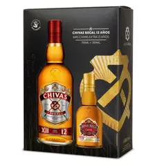 CHIVAS REGAL - Pack 12 años 750cc + Extra 200cc