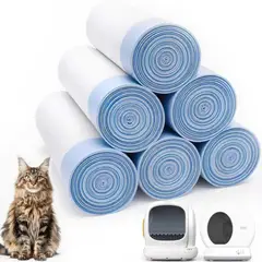 TSKY CHILE SHOPPING - Bolsa de 150 bolsas de arena para gatos autolimpiables, para caja de arena para gatos (10 Rollos)