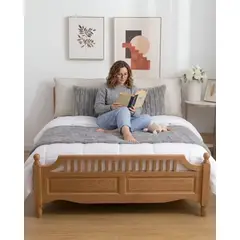 GENERICO - Piecera Decorativa Diseño Estilo Bambú