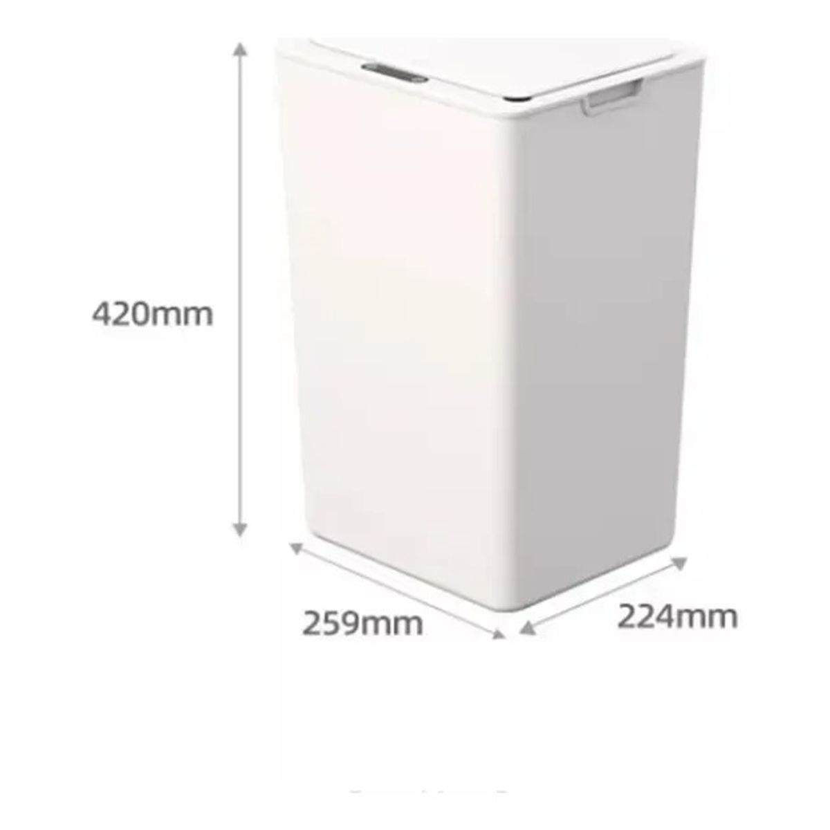 TSKY CHILE SHOPPING - Papelero Basurero Baño Automático Sensor Inteligente 25 Lts, Cesto Basura Sin Contacto Recargable