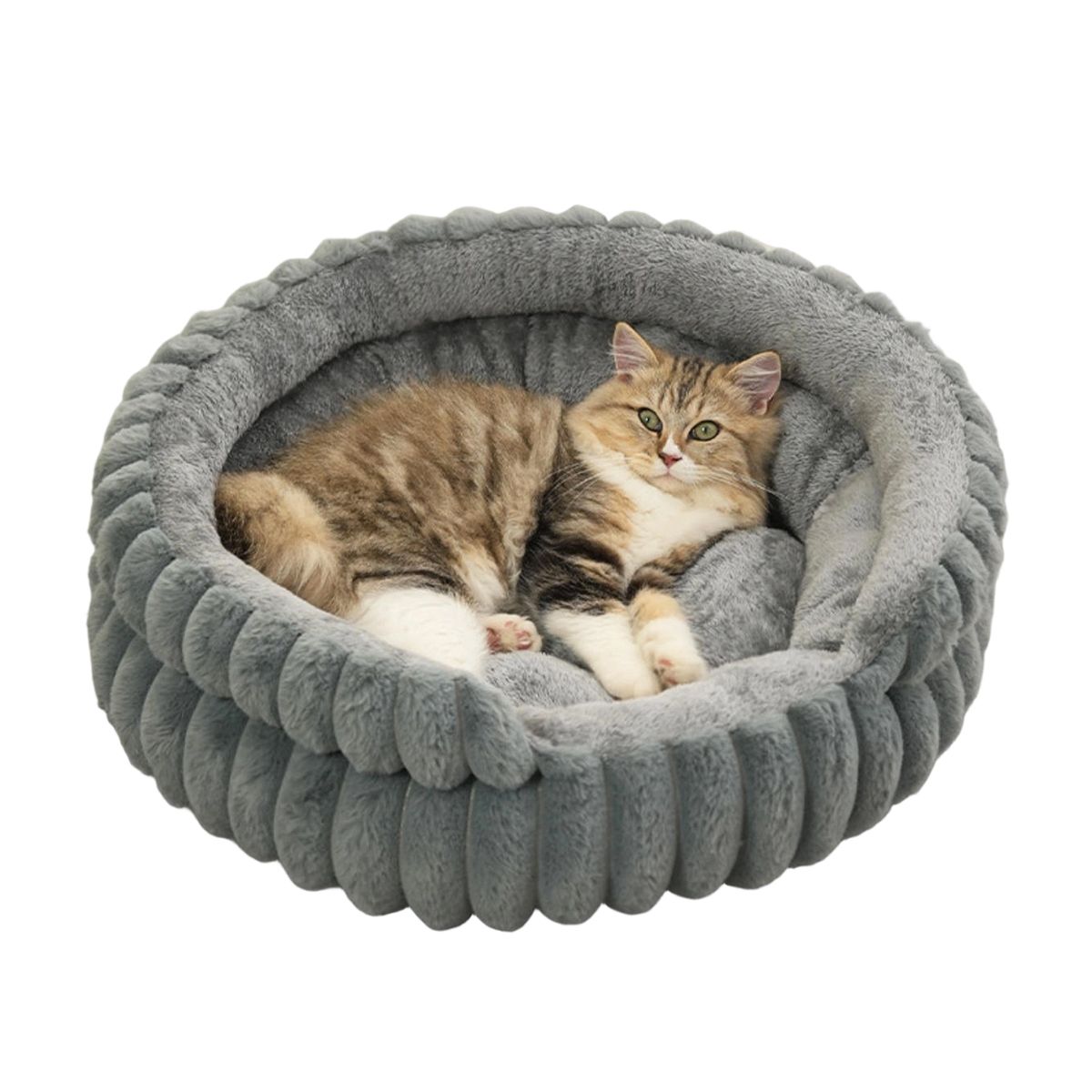 KINDA NICE - Cama Para Mascota Gatos Perros Con Laterales 50x50x15cm
