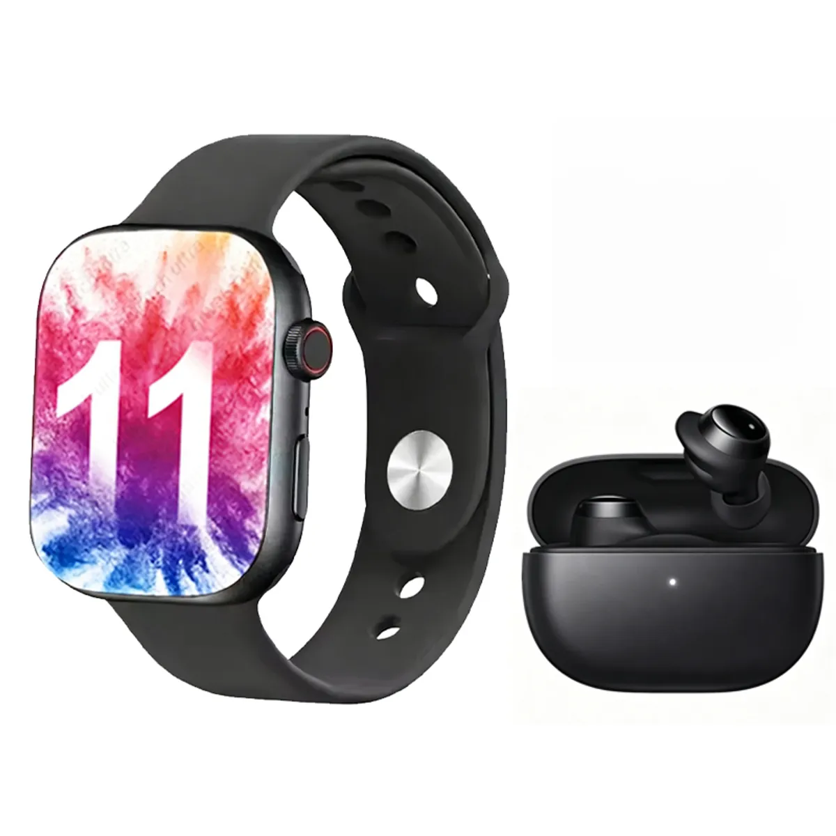 XIAOMI - Audífonos Xiaomi Buds 3 Negro y  Toumi Watch reloj inteligente