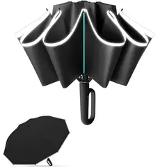 KUANGYE - Paraguas Plegable Automático Anti-uv De 60 Varillas