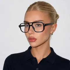 NOVY - Lentes Marco Retro Piloto Unisex Hombre Mujer