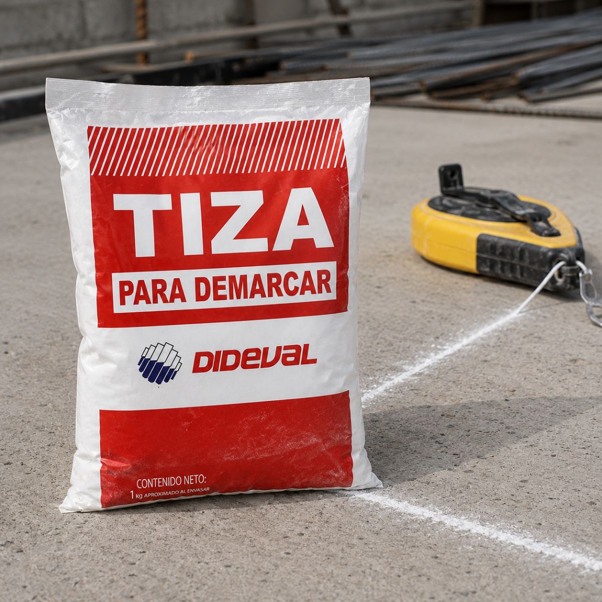 DIDEVAL - Tiza Para Demarcar Superficies 1kg Dideval