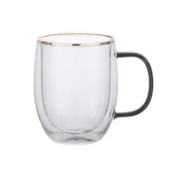 ADAGIO TEAS - Taza Doble Vidrio Black 300 ml